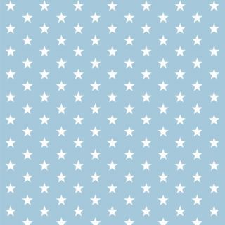 Pamuk Petit stars light blue
