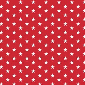 Pamučna tkanina Petit stars red