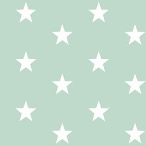 Pamučna tkanina Stars mint
