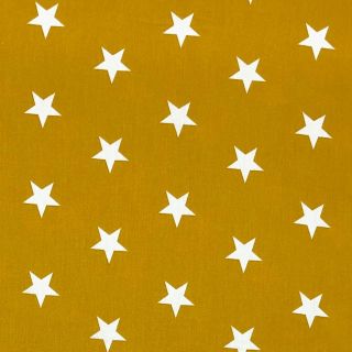 Pamučna tkanina Stars ochre
