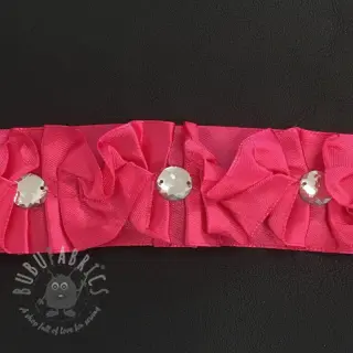 Saten traka Crystal fuchsia