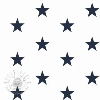 Pamuk Stars white/navy