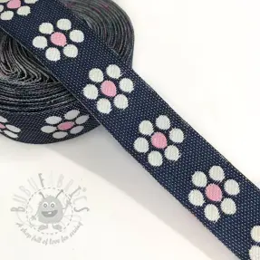 Traka Jeans cvijeće light pink