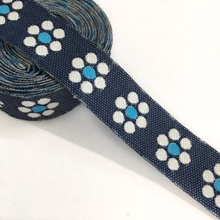 Traka Jeans cvijeće turqoise