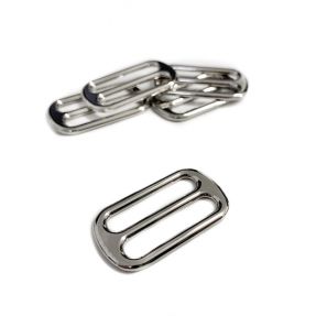 Metalni klizač 25 mm silver