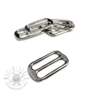 Metalni klizač 25 mm silver