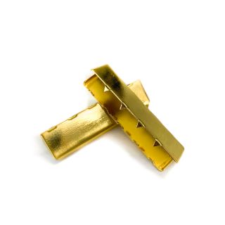 Metalni završetak trake 40 mm gold