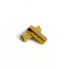Metalni završetak trake 25 mm gold