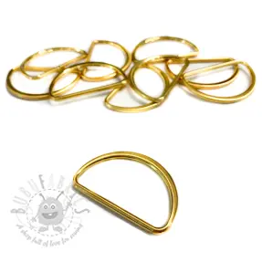 Metalni polukrug 25 mm gold