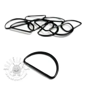 Metalni polukrug 25 mm black
