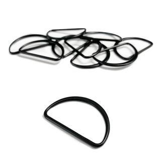 Metalni polukrug 25 mm black