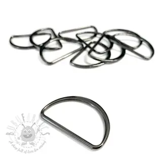Metalni polukrug 25 mm anthracite