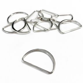 Metalni polukrug 40 mm silver