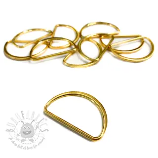 Metalni polukrug 40 mm gold