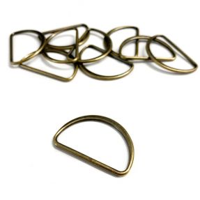 Metalni polukrug 40 mm messing