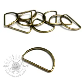 Metalni polukrug 40 mm messing