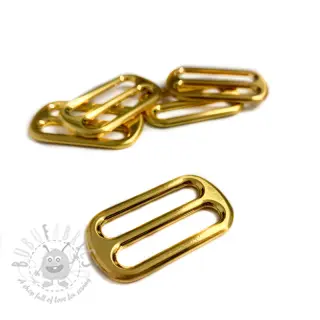 Metalni klizač 25 mm gold