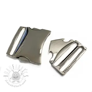 Metalna kopča trozubac 40 mm silver