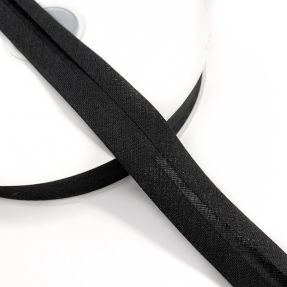 Pamučna traka za obrub black