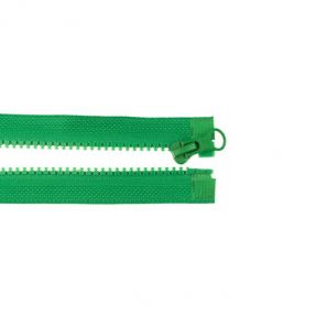 Rajsferšlus deljivi 65 cm grass green