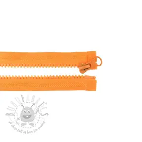Rajsferšlus deljivi 65 cm orange