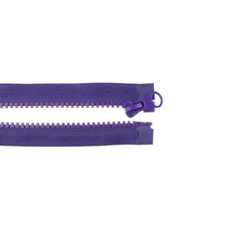 Rajsferšlus deljivi 55 cm purple