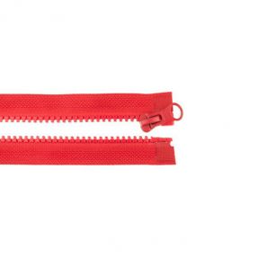 Rajsferšlus deljivi 55 cm red