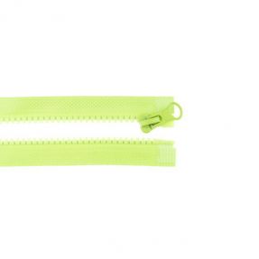 Rajsferšlus deljivi 75 cm lime