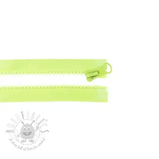 Rajsferšlus deljivi 75 cm lime