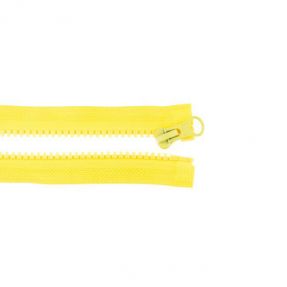 Rajsferšlus deljivi 65 cm yellow