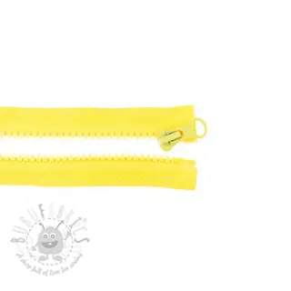Rajsferšlus deljivi 65 cm yellow