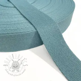 Pamučna traka 4 cm steel blue