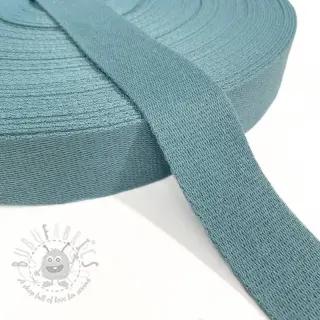 Pamučna traka 4 cm steel blue
