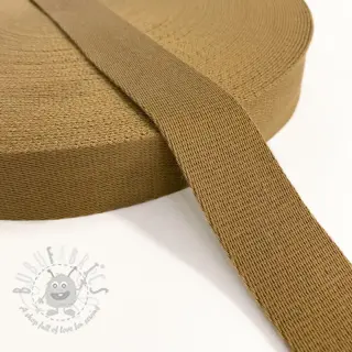 Pamučna traka 4 cm brown
