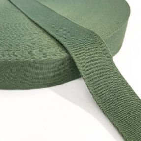 Pamučna traka 4 cm old green