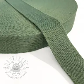 Pamučna traka 4 cm old green