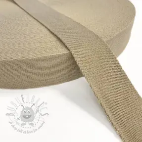 Pamučna traka 4 cm sand