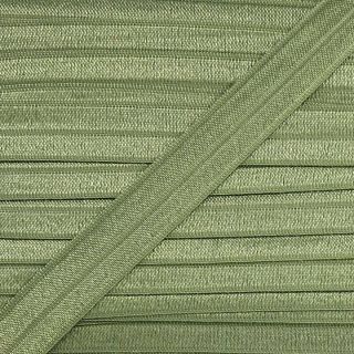 Elastična traka za obrub 15 mm stara zelena