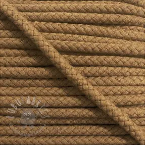 Pamučna upletena vrpca 8 mm smeđa