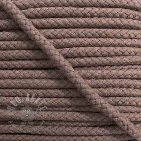 Pamučna upletena vrpca 8 mm mauve