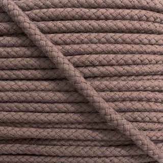 Pamučna upletena vrpca 8 mm mauve