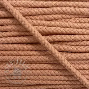 Pamučna upletena vrpca 8 mm losos