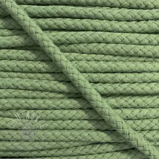 Pamučna upletena vrpca 8 mm tamna stara zelena