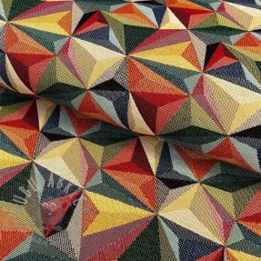 Dekorativna tkanina GOBELIN Colourful triangles
