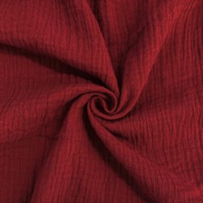 Dvoslojna gaza/muslin bordo ORGANIC