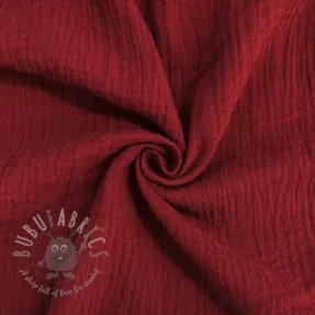 Tetra Tkanina/Muslin bordo ORGANIC