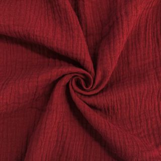 Tetra Tkanina/Muslin bordo ORGANIC