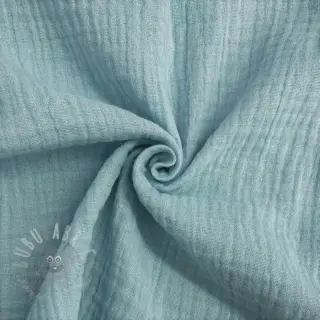 Tetra Tkanina/Muslin teal ORGANIC