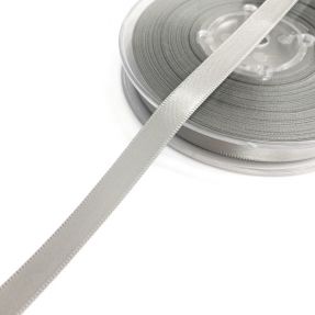 Saténová stuha obojstranná 9 mm light grey