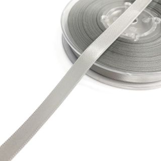 Saten vrpca obostrana 9 mm light grey